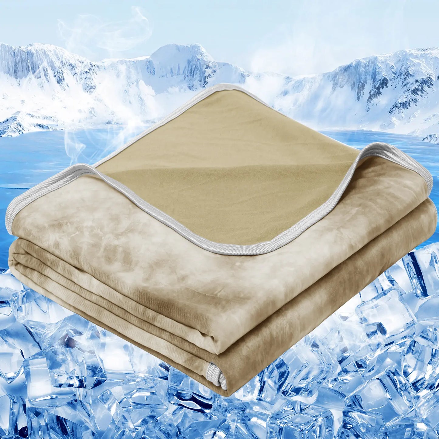 【Memorial Day Deals】Inhand Cooling Blanket Queen Size, Summer Blankets for Hot Sleepers & Night Sweat, Thin Blanket Cold Cool Lightweight Cooling Blanket for Couch Bed,Breathable Cooling Blanket,Light Blanket for Hot Sleepers,Comfy Bedding,Gift for Summer
