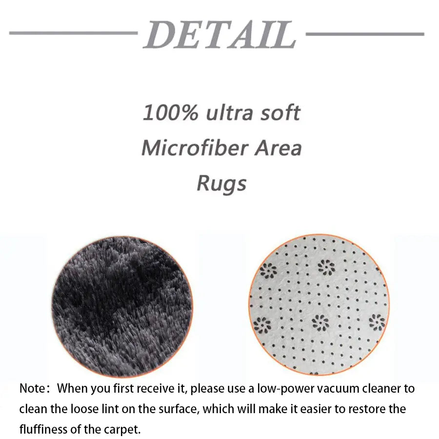 Modern Long Shag Rug, Fluffy Area Rug, Polyester Fiber Rectangular Carpet for Living Room & Bedroom, Home Use, Multiple Sizes Available #GLOBAL PICKS