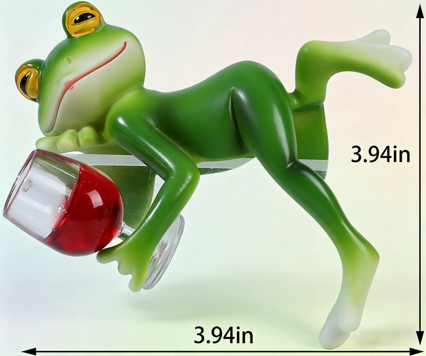 Funny Frog Garden Decor Adorable Lawn Ornament for Yard & Garden Perfect Outdoor Gift for Women Who Love Plants Durable Weather Resistant Flower Pot Figurine,Summervibes