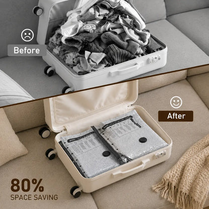 BLOOM LL [2026 Upgraded Edition] — 9/12/15/27-Piece Leak-Proof Vacuum Travel Storage Bag Set. Includes Rechargeable Cordless Electric Air Pump. Ideal for Clothing, Bedding, Luggage, Suitcases, and Moving Storage.