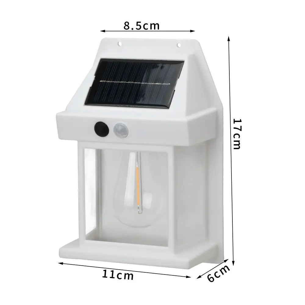 1/2/4PCS Solar Outdoor Wall Lights with Motion Sensor – IP65 Waterproof Garden Security Lighting, 3 Modes (Auto Dusk-To-Dawn), Wireless Decorative Lights for Patios, Villas, and Pathways (Modern Black Design)