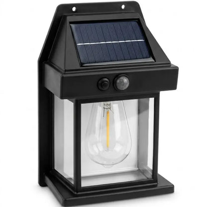 1/2/4PCS Solar Outdoor Wall Lights with Motion Sensor – IP65 Waterproof Garden Security Lighting, 3 Modes (Auto Dusk-To-Dawn), Wireless Decorative Lights for Patios, Villas, and Pathways (Modern Black Design)