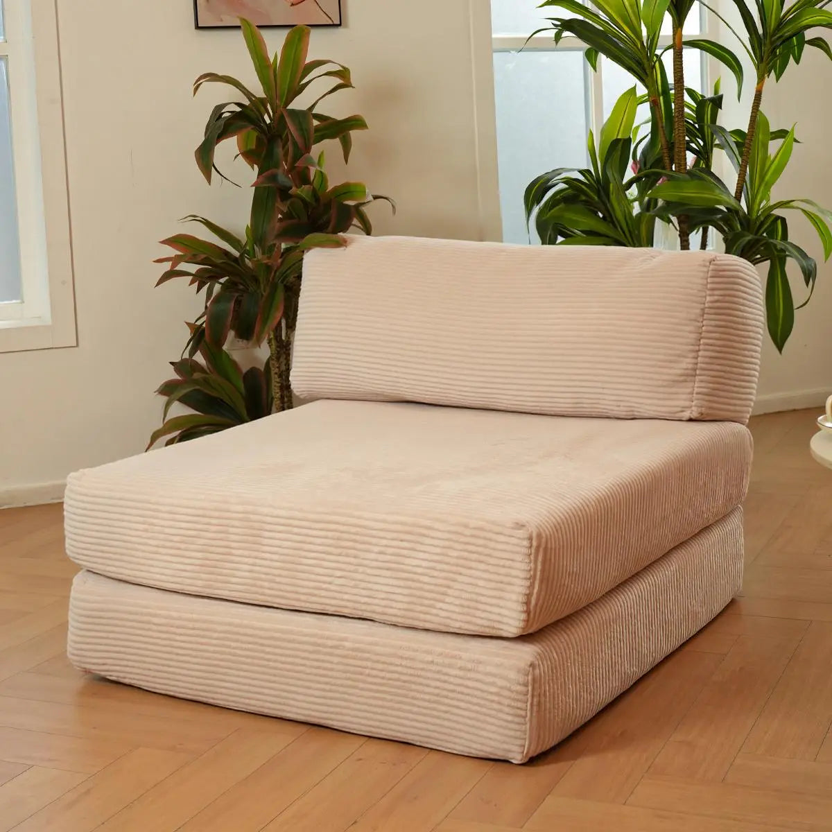Apartment Must-Have: Foldable Sofa Bed. Memory Foam Mattress & Easy Setup