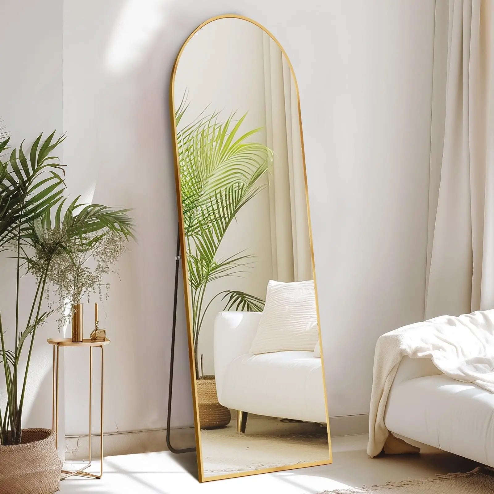 CONCETTA 59"x16" Arched Full-Length Floor Mirror