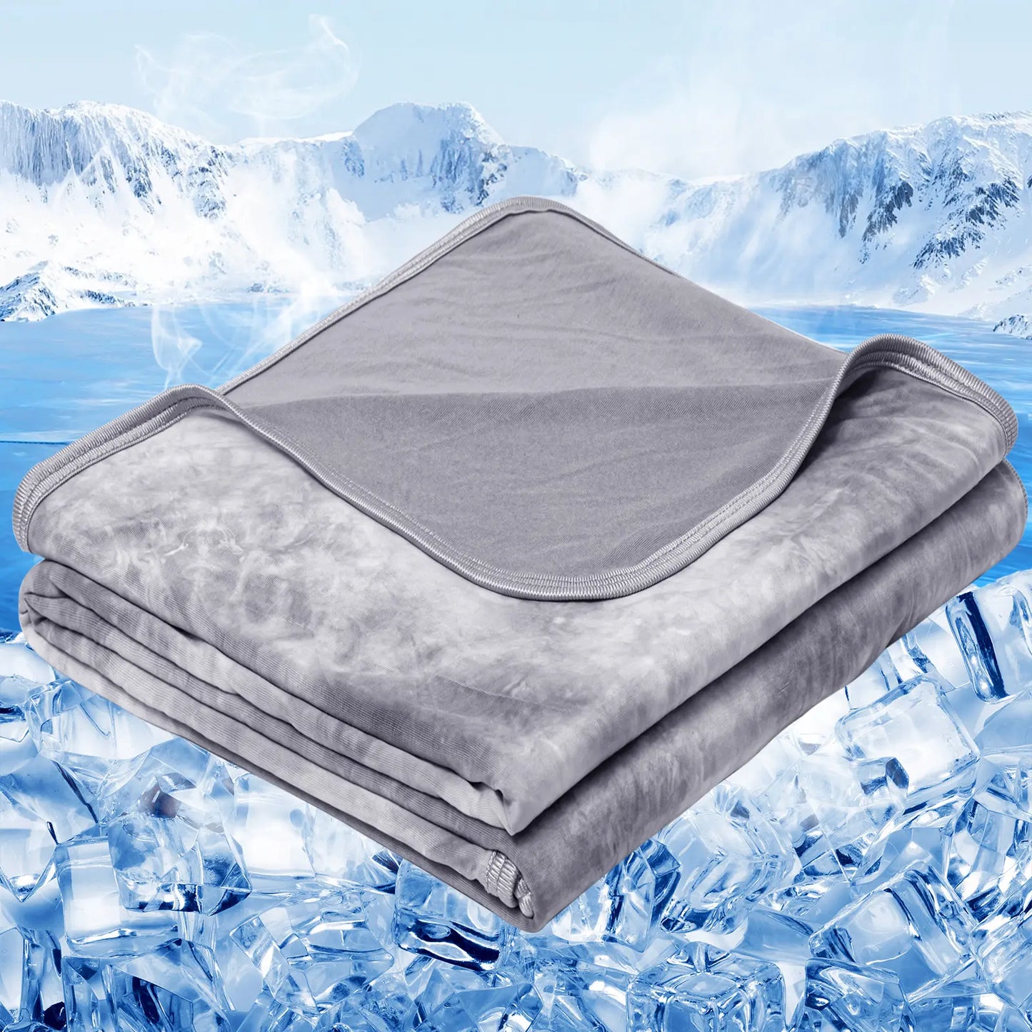 【Memorial Day Deals】Inhand Cooling Blanket Queen Size, Summer Blankets for Hot Sleepers & Night Sweat, Thin Blanket Cold Cool Lightweight Cooling Blanket for Couch Bed,Breathable Cooling Blanket,Light Blanket for Hot Sleepers,Comfy Bedding,Gift for Summer