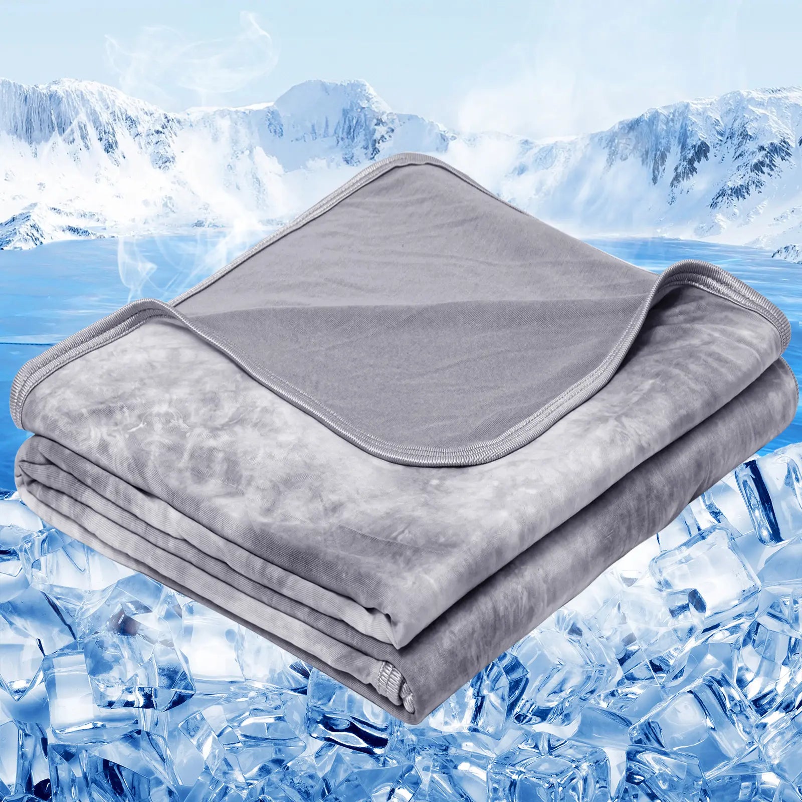 【Memorial Day Deals】Inhand Cooling Blanket Queen Size, Summer Blankets for Hot Sleepers & Night Sweat, Thin Blanket Cold Cool Lightweight Cooling Blanket for Couch Bed,Breathable Cooling Blanket,Light Blanket for Hot Sleepers,Comfy Bedding,Gift for Summer