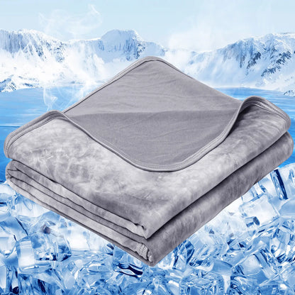 【Memorial Day Deals】Inhand Cooling Blanket Queen Size, Summer Blankets for Hot Sleepers & Night Sweat, Thin Blanket Cold Cool Lightweight Cooling Blanket for Couch Bed,Breathable Cooling Blanket,Light Blanket for Hot Sleepers,Comfy Bedding,Gift for Summer