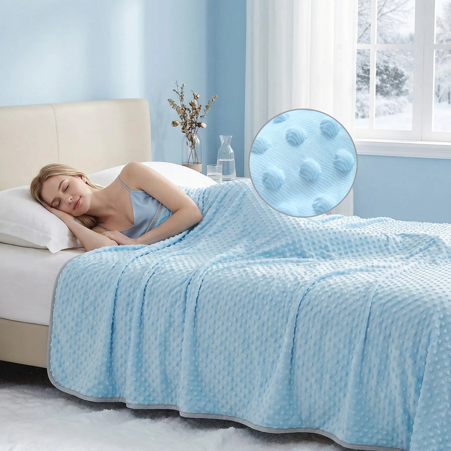 Summer Cooling Blanket for Hot Sleepers - Lightweight, Breathable, and Machine Washable Soft Plush Blanket for Bed, Sofa, Office, and Camping – Ideal for Summer Bedding Gifts and Multi-Scene Use