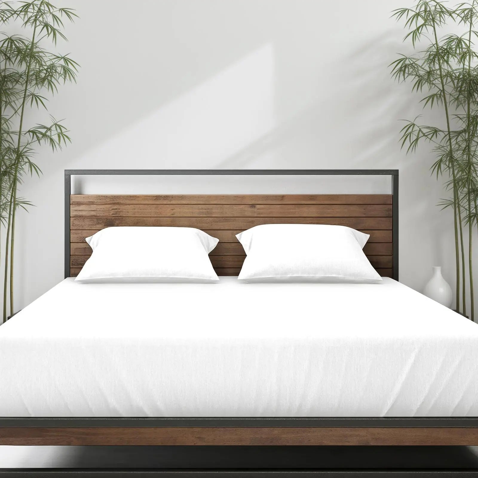 Emircey 3-Piece Bamboo Sheet Set (1 Fitted Sheet + 2 Pillowcases) – Luxurious, Breathable, Cooling Bedding for Home and Dorm Use, Perfect Gift for Any Occasion