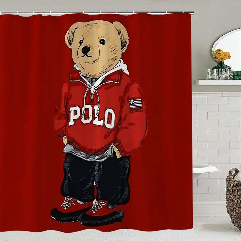 1/4Pcs Shower Curtain Set, Modern Decorative Bathroom Decor, No-Drill Hooks Included, Multifunctional Bath Divider, Gift for Friends & Family, Mother'S Day Gifts