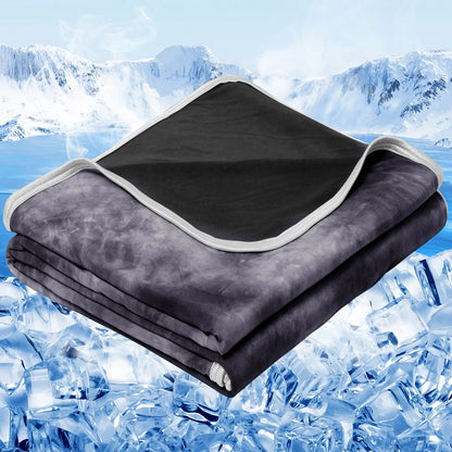 【Memorial Day Deals】Inhand Cooling Blanket Queen Size, Summer Blankets for Hot Sleepers & Night Sweat, Thin Blanket Cold Cool Lightweight Cooling Blanket for Couch Bed,Breathable Cooling Blanket,Light Blanket for Hot Sleepers,Comfy Bedding,Gift for Summer