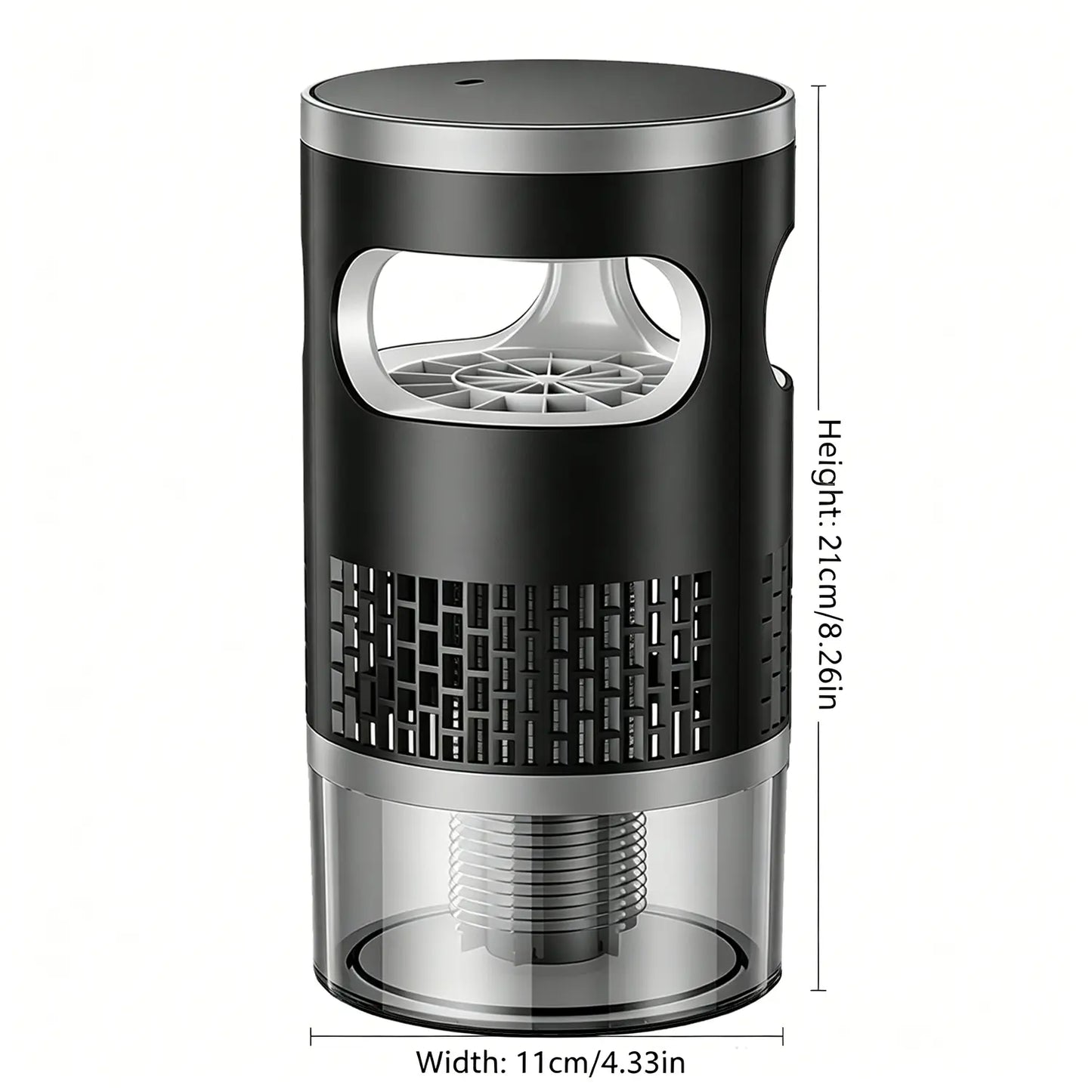 2026 Upgraded Indoor Plug-In Bug Zapper – UV Light & Suction Flying Insect Trap, Ultra-Quiet Design ，Electric Mosquito Killer, Fly Trap & Gnat Catcher for Bedroom, Kitchen, Indoor Plants & Home