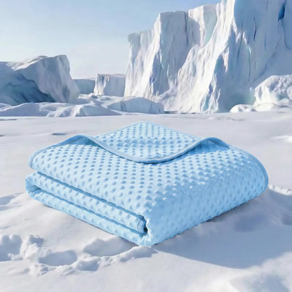 Summer Cooling Blanket for Hot Sleepers - Lightweight, Breathable, and Machine Washable Soft Plush Blanket for Bed, Sofa, Office, and Camping – Ideal for Summer Bedding Gifts and Multi-Scene Use