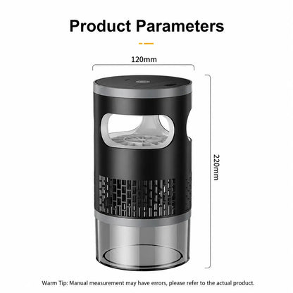 Indoor Insect Trap - Advanced Suction and UV Light Technology for Mosquitoes, Fruit Flies, Gnats, and Moths - Silent Non-Zapper Solution for Home Use