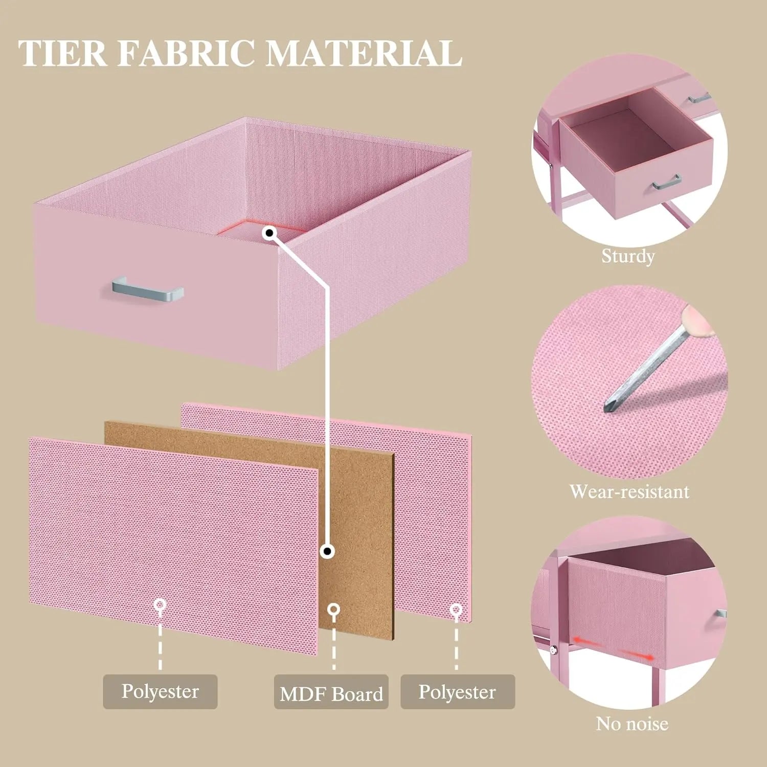 Makeup Vanity Desk with Mirror and Lights, Small Makeup Vanity with Fabric Storage Drawer & Chair & Shelves, Pink Vanity with Fold-Up Panel and Power Outlet for Bedroom
