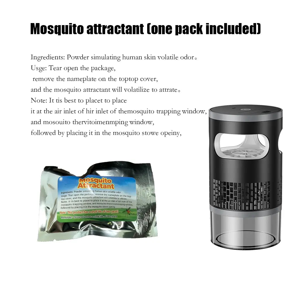 Indoor Insect Trap - Advanced Suction and UV Light Technology for Mosquitoes, Fruit Flies, Gnats, and Moths - Silent Non-Zapper Solution for Home Use