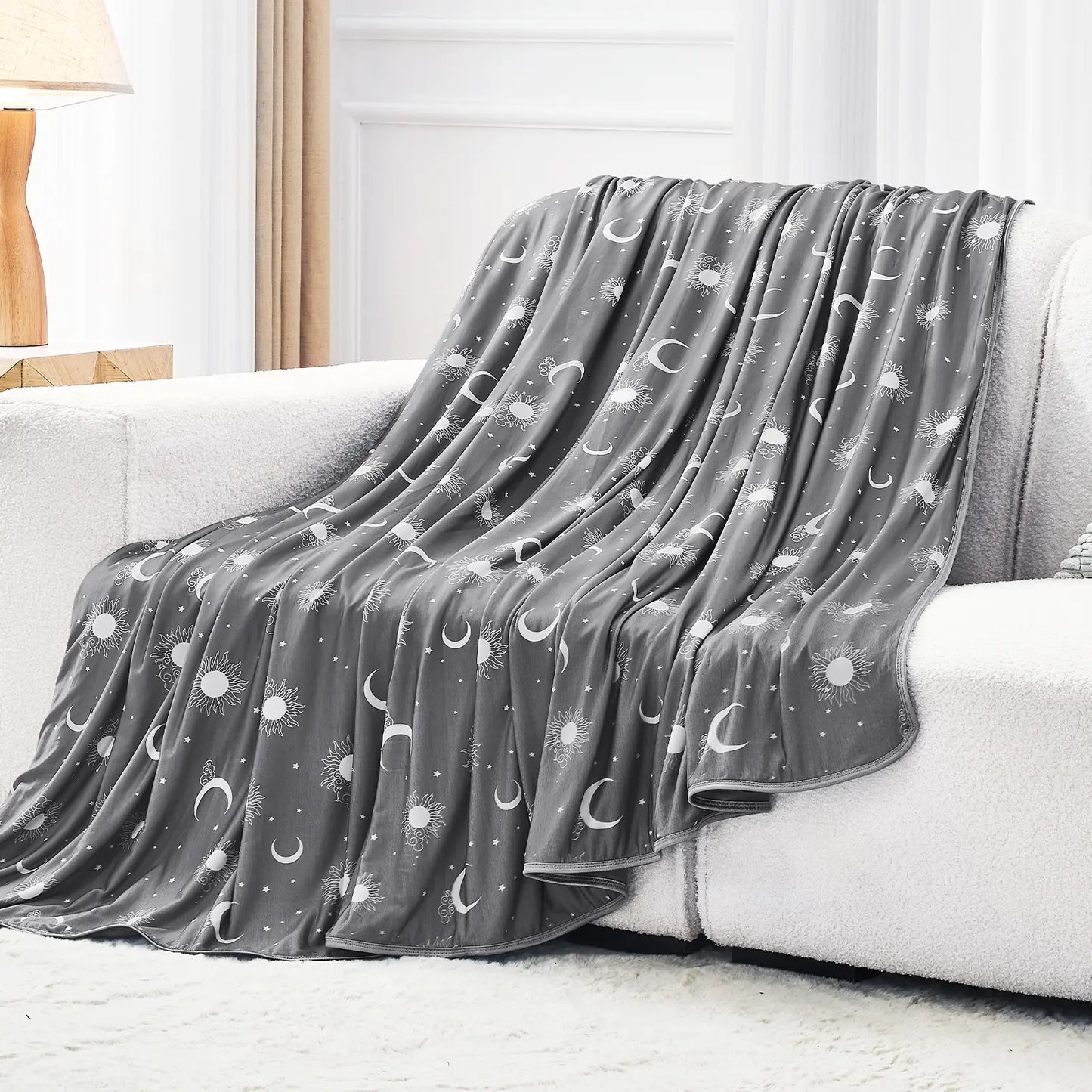 【Memorial Day Deals】Inhand Cooling Blanket Queen Size, Summer Blankets for Hot Sleepers & Night Sweat, Thin Blanket Cold Cool Lightweight Cooling Blanket for Couch Bed,Breathable Cooling Blanket,Light Blanket for Hot Sleepers,Comfy Bedding,Gift for Summer