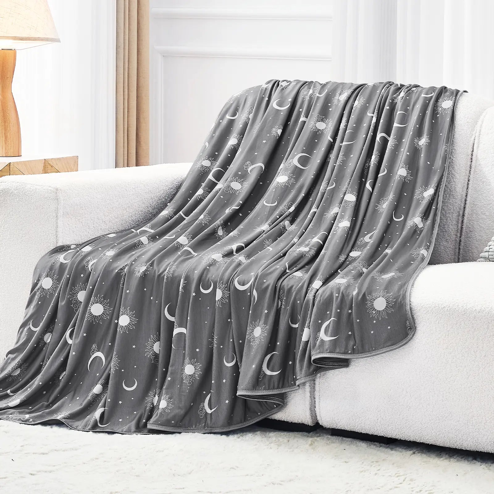【Memorial Day Deals】Inhand Cooling Blanket Queen Size, Summer Blankets for Hot Sleepers & Night Sweat, Thin Blanket Cold Cool Lightweight Cooling Blanket for Couch Bed,Breathable Cooling Blanket,Light Blanket for Hot Sleepers,Comfy Bedding,Gift for Summer